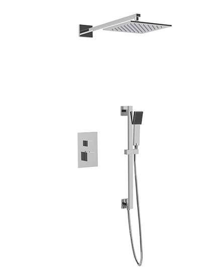 Milan Complete Shower System, Chrome