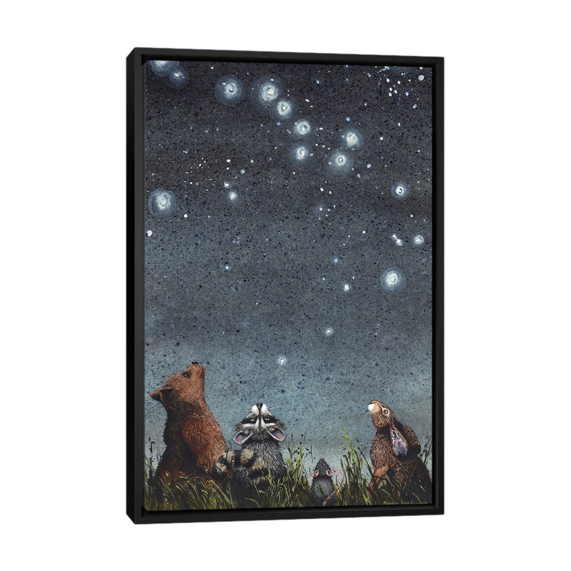 «Constellations» par Maggie Vandewalle - impression d'art graphique, H 40 po x l 26 po x P 1,5 po