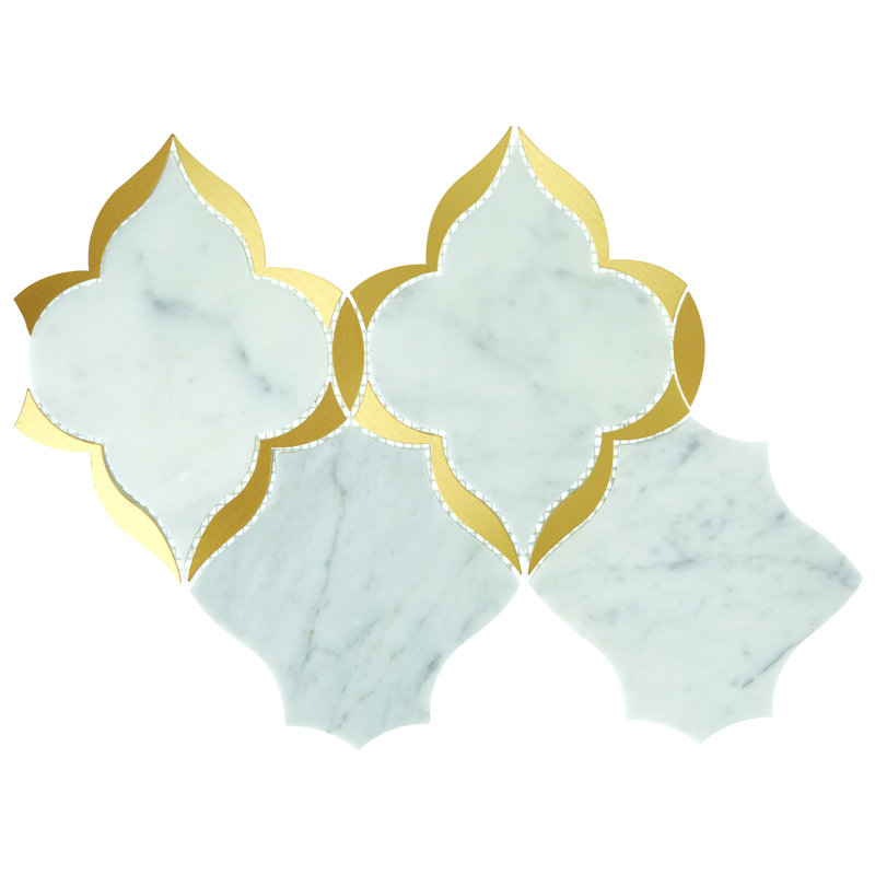 Natural Stone Arabesque Mosaic Tile