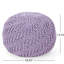 Pouf tricoté en coton et lavande Creative
