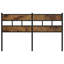 Vidaxl Replace Headboard Smoked Oak 193 Cm Iron And Engineered Wood-104507710-104507730