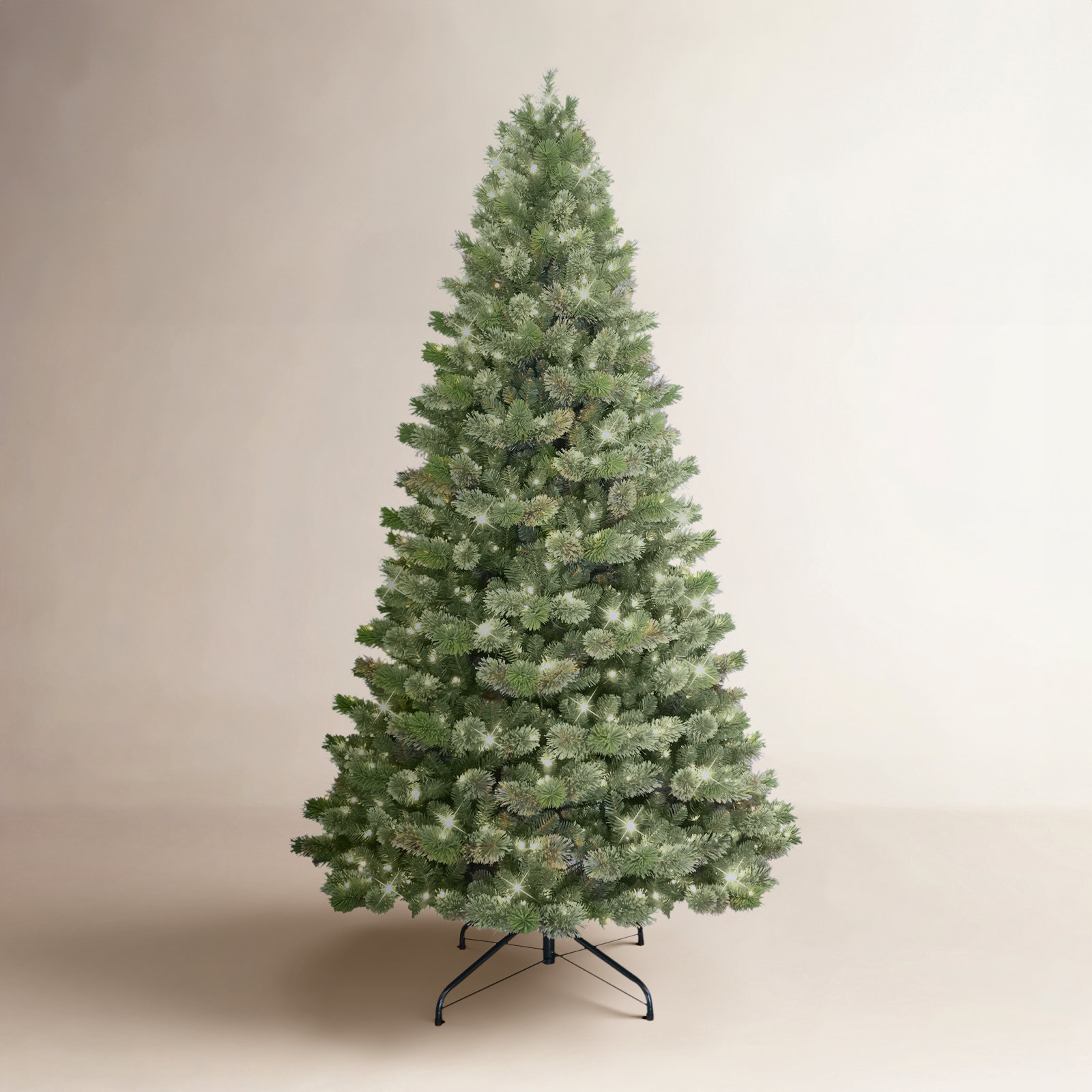 9' Pre-Lit Pine Christmas Tree