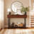 43.3" Wide Modern Console Table with Fluted Drawer Fronts, Wooden Sofa Table with 2 Drawers, Entryway Table for Hallway & Behind-Couch Storage-906921154