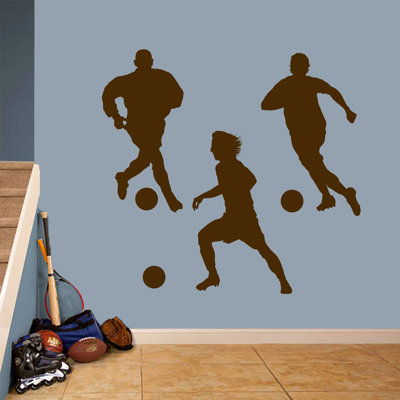 Adhésif décoratif footballeurs