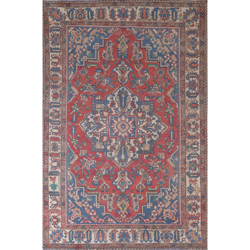 Tapis en laine fait à la main 7 x 10