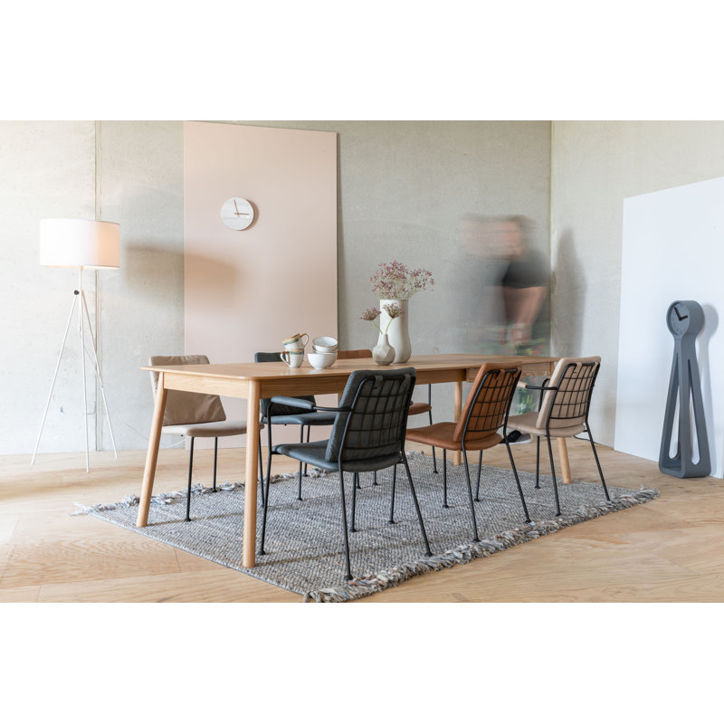 Benson Upholstered Dining Chair, Gray Blue
