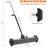 24'' Rolling Magnetic Sweeper with Wheels, Push-Type Magnetic Pick Up Sweeper