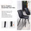 Chaise d'appoint moderne en similicuir-320652092