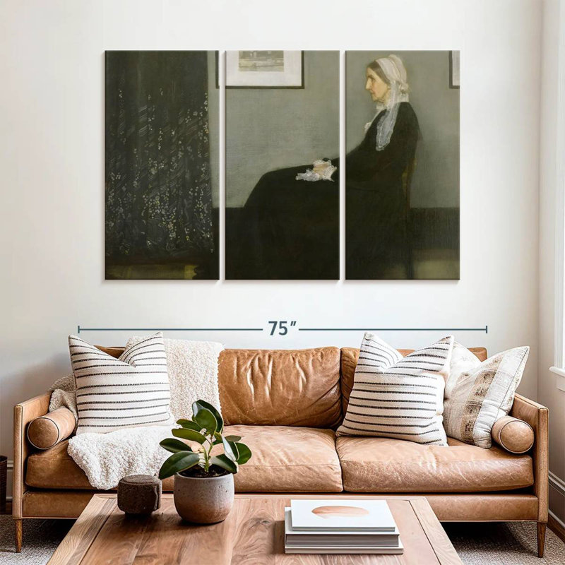 La mère de Leisha Whistler, H 42 po x l 65 po