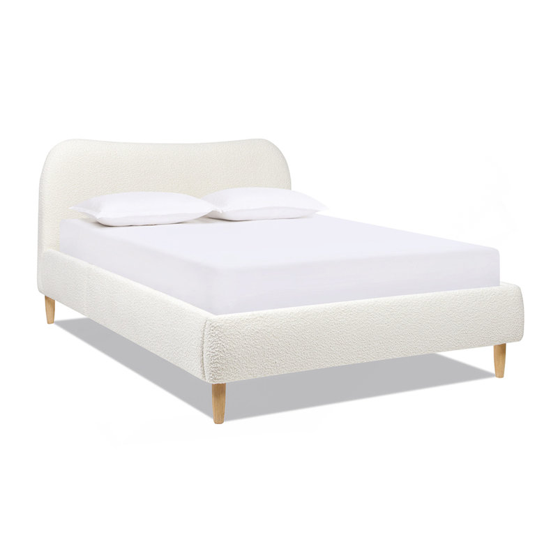 Lit plateforme tapissier Roman