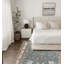 Tapis en laine noué à la main Oushak - Tapis transitionnel bleu et crème - Tapis traditionnel tissé à la main de qualité supérieure-636410025