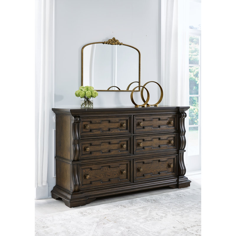 Aarunya 71.5'' W 6 - Drawer Dresser