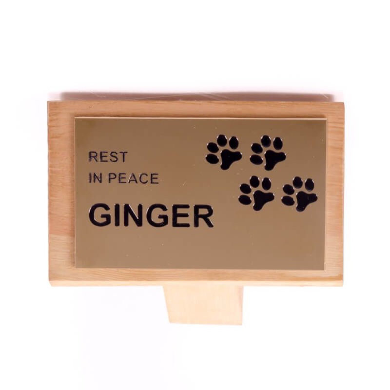 Mylah Wood No Theme Memorial Plaque