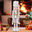 Christmas Nutcracker,And Nutcracker Soldier Figurine With Hat, Festive Tabletop & Mantel Display, Christmas Decor