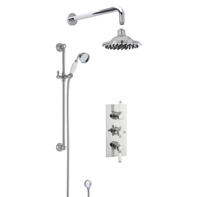 Thermostatic Shower with Dual Shower Head