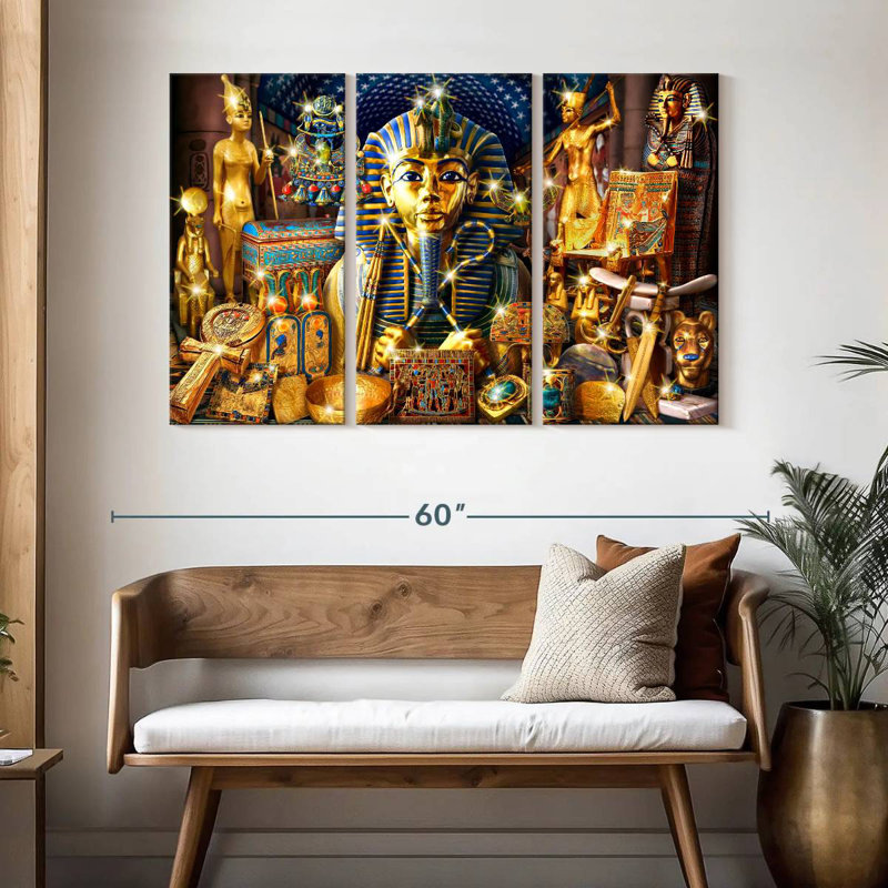 Keiri, trésors d'Égypte, H 32 po x l 50 po