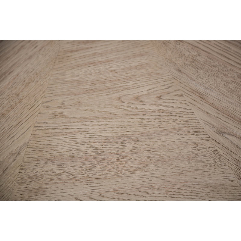 Moderne, table basse, finition chêne, bois d'hévéa, tablette inférieure, rangement ouvert, placage, bois d'ingénierie