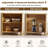 31.5"W  Modern Sideboard with Adjustable Shelf