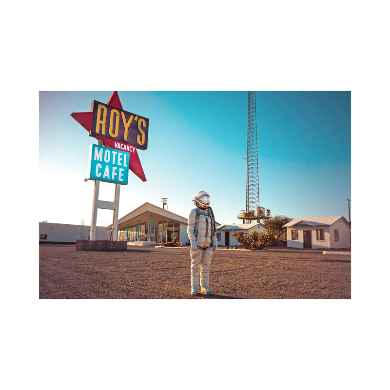 The Lonely Astronaut XXI by Karen Jerzyk - Print on Canvas, Wrapped Canvas, 66.04cm H x 101.6cm W x 3.81cm D