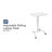 Mount-It! Adjustable Rolling Laptop Desk w/ Wheels, Standing Mobile Workstation Cart w/ Spring Lift