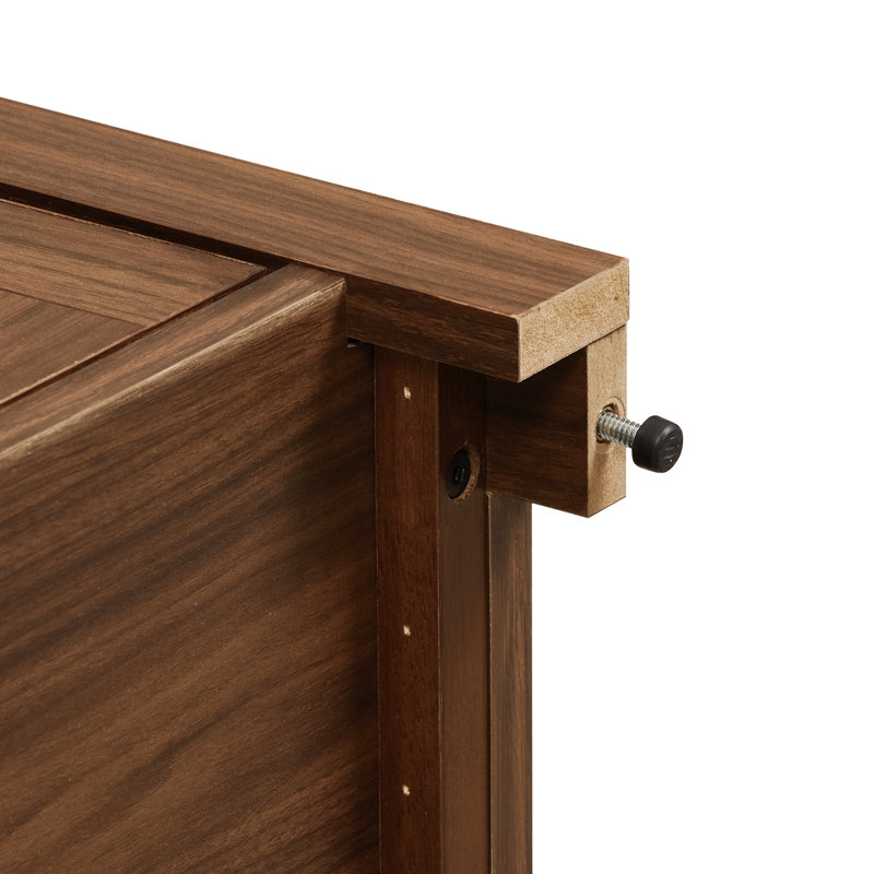 Armoire de rangement en lin Savannah, Walnut