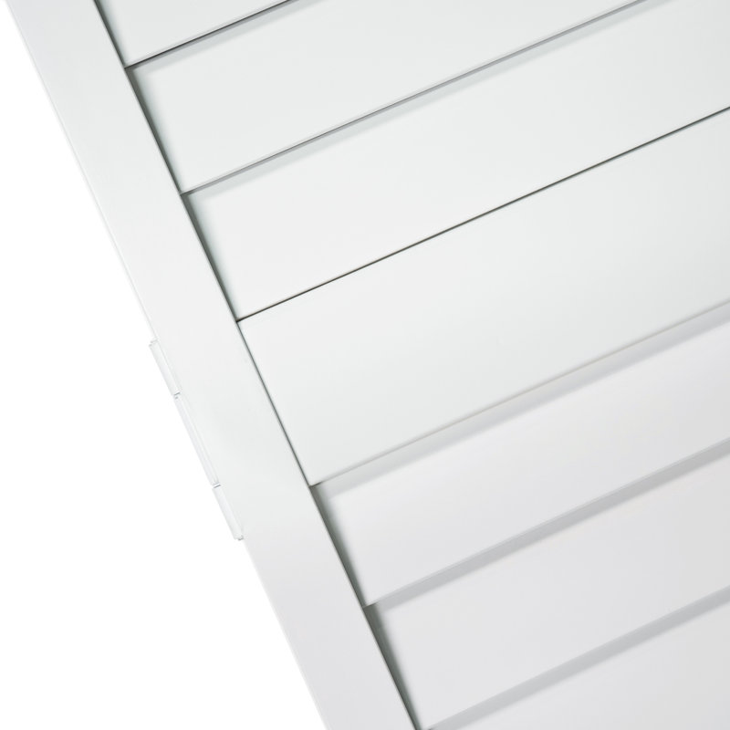 Louvred Wood Painted Plantation Bi-Fold Door, 24" x 80"