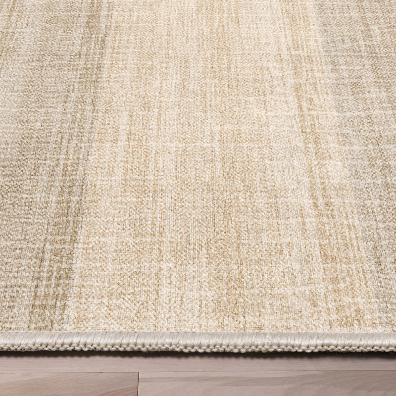 Tapis brun à tissage plat et dégradé Nuzzo, Rectangle 7 pi 7 po x 9 pi 10 po