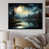 Black Floater Framed