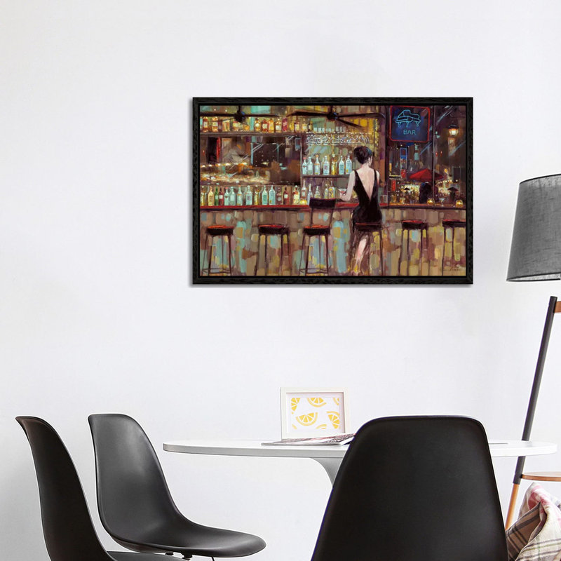 Lucia Heffernan - Print on Canvas, Black 1 Framed, 66.04 cm H x 45.72 cm W x 3.175 cm D