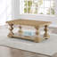 Table basse ronde en tambour tissé à la main Abaca-94583904