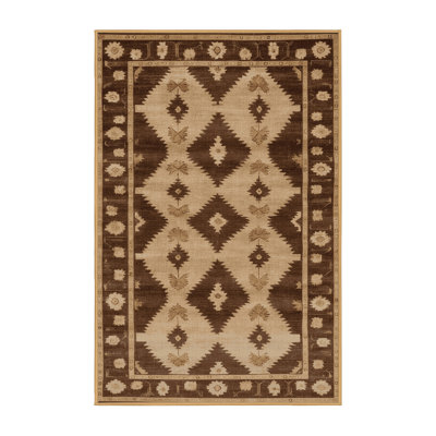 Tapis brun lavable à la machine