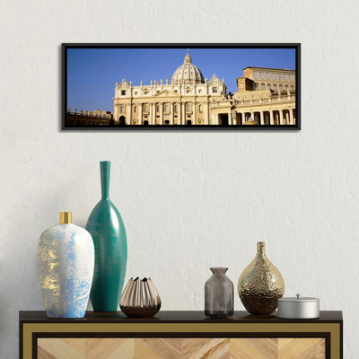 " The Facade Of A Basilica, St. Peter's Basilica, St. Peter's Square, Vatican City, Rome, Lazio, Italy " by Panoramic Images