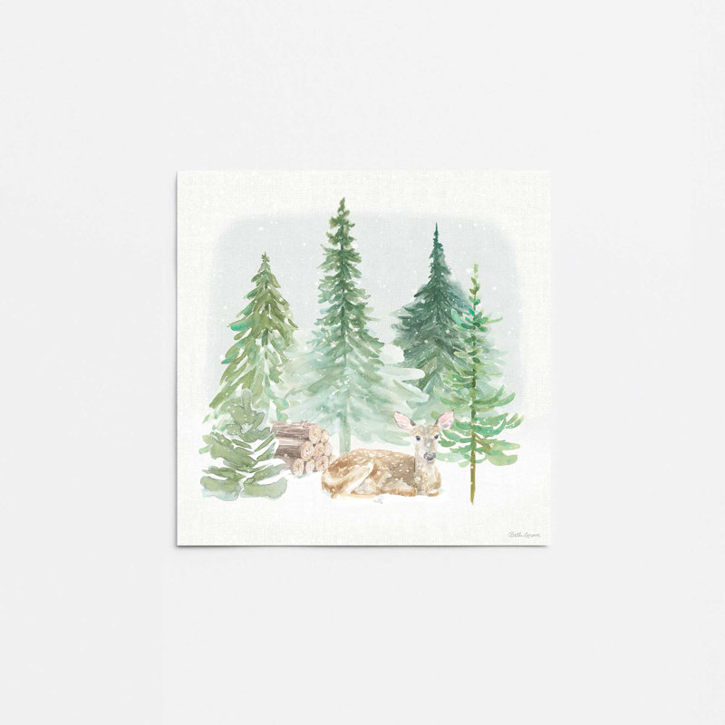 Impression Woodland Charm III, Sans cadre, papier, 12" H x 16" W