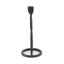 Bougeoir simple en aluminium noir-1471209858