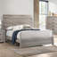 Bois chambre à coucher 1pc grand lit gris couleur cadre de lit stratifié mobilier simple moderne