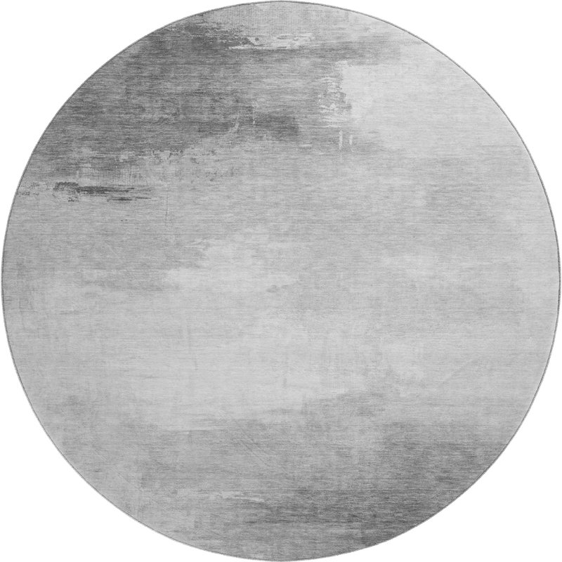 Premium Machine Washable Garett AMF1672 Abstract Rug, Round 8'