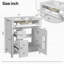 Meuble-lavabo avec lavabo en céramique 30 po-997747188