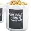 White 32 Oz. Round Melamine Condiment Jar