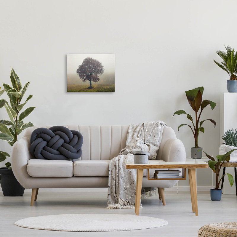 Art mural sur toile Lone Tree, H 16 po x l 20 po x P 1,5 po