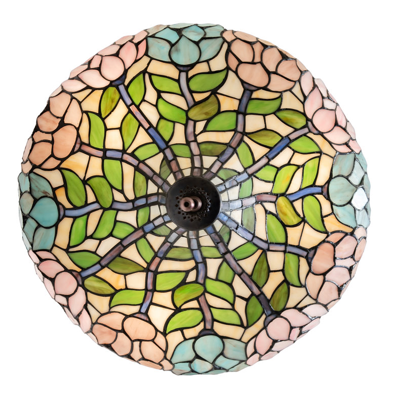 20" Wide Wisteria Fan Light Fixture