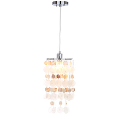 Burch 1 - Light Chrome Unique/Statement Pendant
