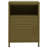VidaXL Nightstand Steel Medium Adjustable Feet Nightstand-675048688-699327603