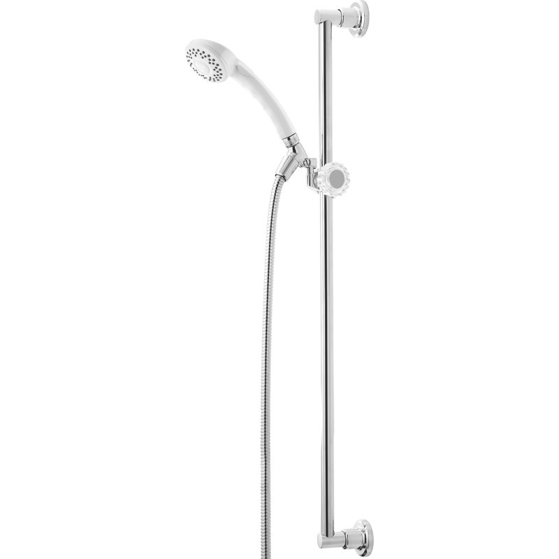 Universal Showering Components Full Slide Bar Shower Head
