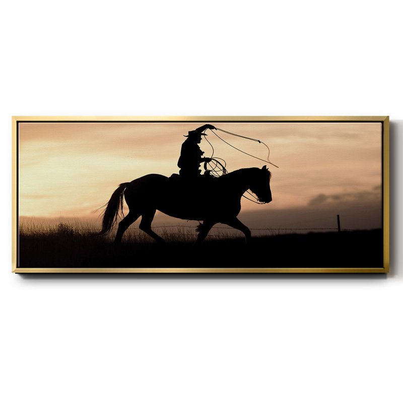 «Rope and Ride II», toile encadrée, H 20 po x l 50 po