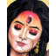Déesse Gauri | Crayon de couleur sur papier Bristol | Sandhya Pandit