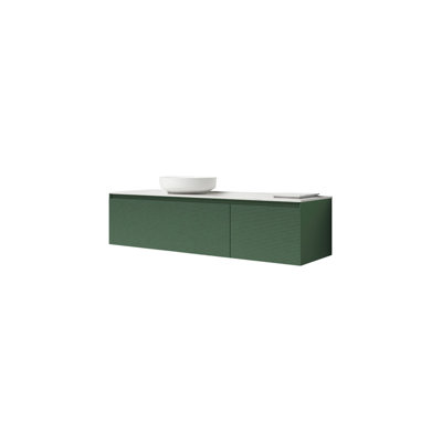 Base de meuble-lavabo simple 21,625 po seulement en vert