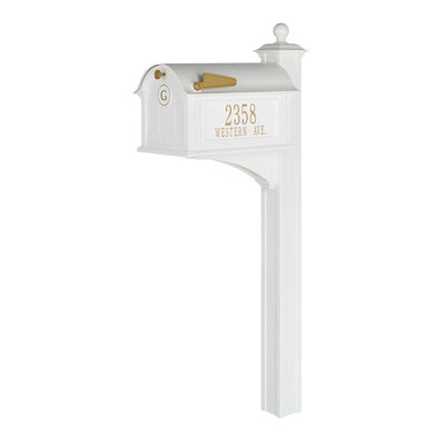 Balmoral Post Mounted Mailbox