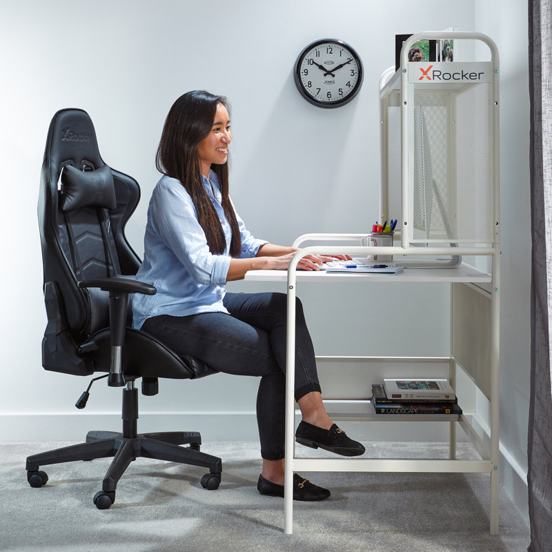 Metal Base Computer Desk