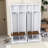 Farmhouse Hall Tree with Storage Bench, Cabinet and 4 Hooks-129595667