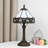 14''H Tiffany Style Table Lamp Resin Base And Stained Glass Table Lamp-1159069973